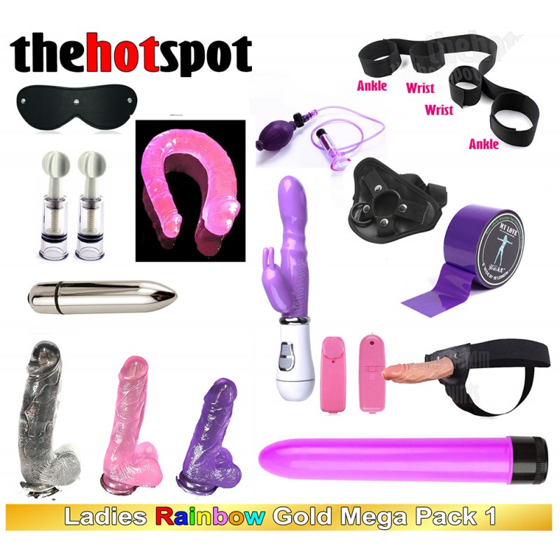 Gay Ladies Couples Gold Pack 1 Sex Toy Mega Pack